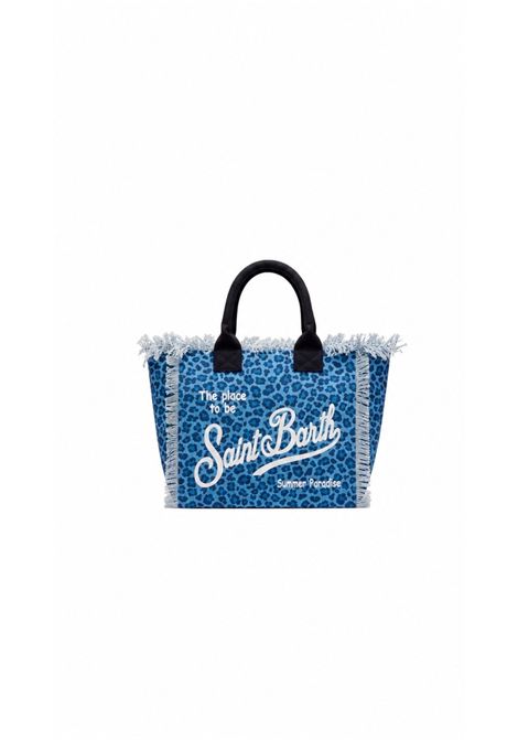 Borsa Mini in canvas SAINT BARTH | VAMI001 VANITY MINI03446L DENIM LEO 31